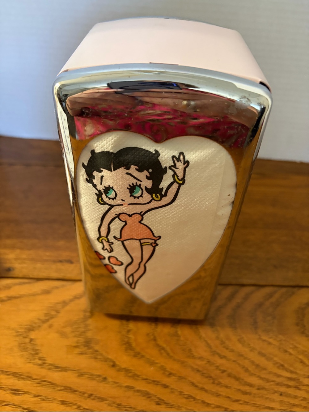 Vintage 1998 Kings Feature Betty Boop napkin dispenser with napkins - Picture 2 of 6